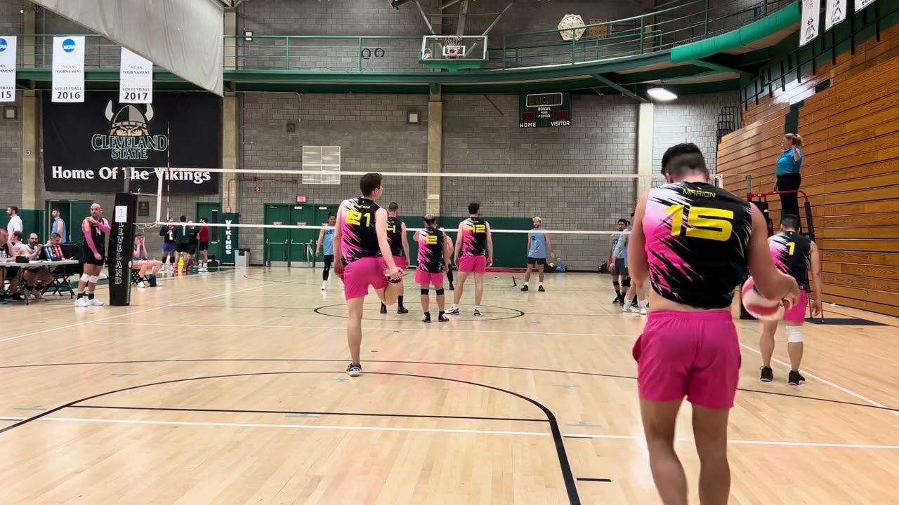 Cleveland 2024   Day 2 Match1 Set2   Godiva vs Lake Michigan Lady Lampreys   Apr 28 CSU Woodling Gym