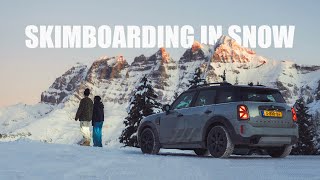 PRO Skimboarder takes on the Mountains | MINI Winter Roadtrip!