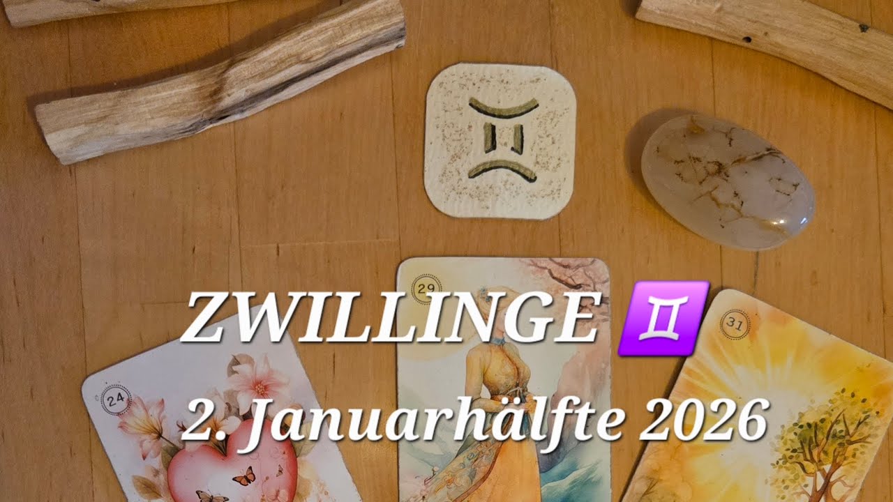 ZWILLINGE ♊️ 2. Januarhälfte 2026 ❤️ 🍀 