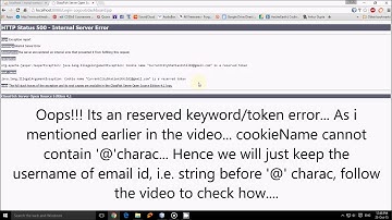 JSP | JSP project Part-3/3 - Maintaining Information client side, through cookies