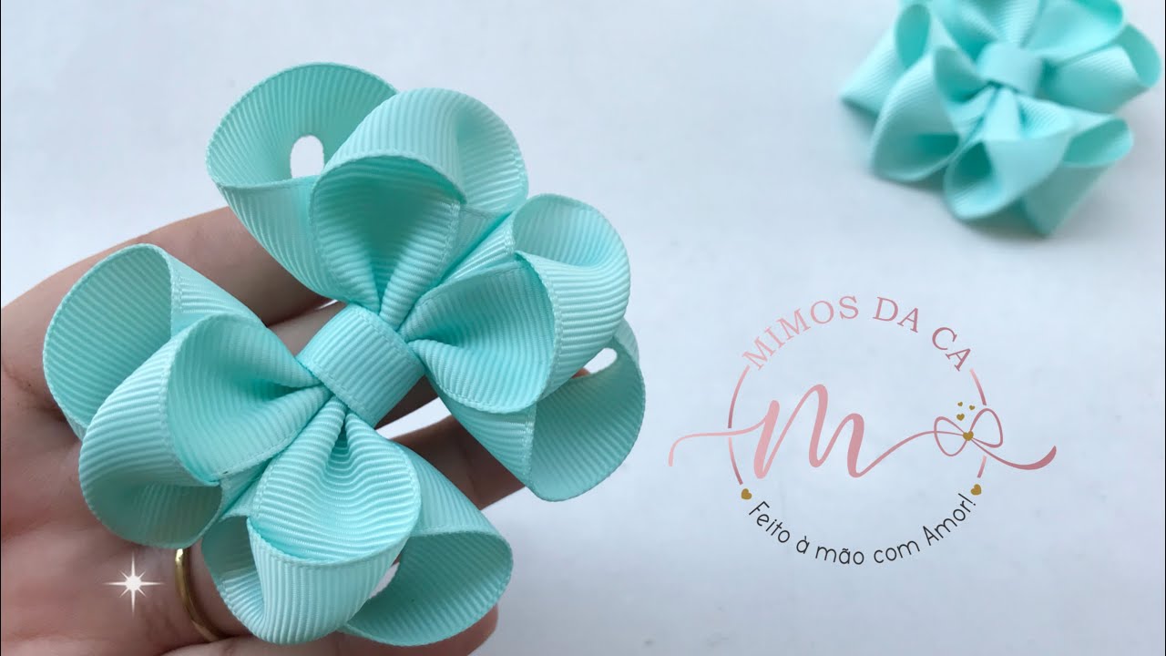 LAÇO ELISANGELA🎀DIY-PAP-RIBBON BOW HAIR