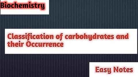 Classification of carbohydrates and their Occurrence I Urdu lecture I lecture with Madam Sara Ejaz
