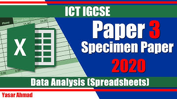 17 ICT IGCSE Paper 3 2020 Specimen