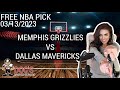 NBA Picks - Grizzlies vs Mavericks Prediction, 3/13/2023 Best Bets, Odds & Betting Tips