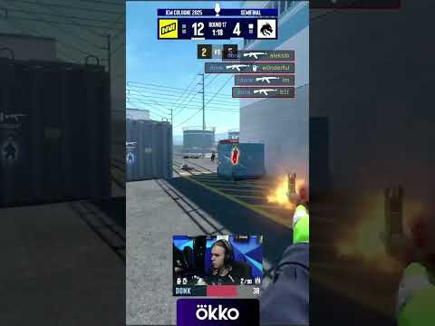 Быстрее молнии! donk оформляет квадро! #esl #cs #кс #counterstrike #csgo