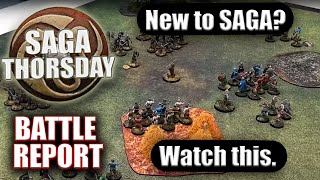 Learn to Play SAGA Video Battle Report - Vikings vs Anglo-Danes with Zach! SAGA THORSDAY 169