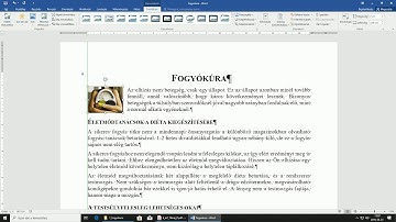 Informatika érettségi középszint 2019 május szövegszerkesztés