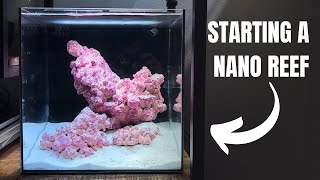 Setting Up My FIRST EVER NANO REEF TANK! Part 1: Equipment & Startup