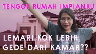 TENGOK RUMAH IMPIANKU 90% HAMPIR JADI | DIARY PRILY