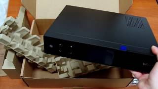 VU  DUO 4K műholdvevő kicsomagolása (unboxing)