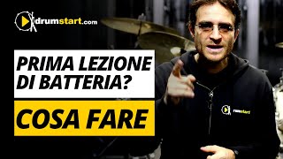 COSA FARE alla tua PRIMA LEZIONE di Batteria?