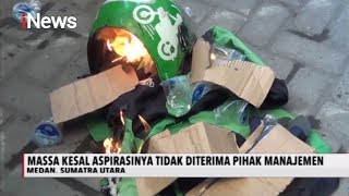 Bakar Jaket dan Helm Warnai Demo Pengemudi Ojek Online - iNews Malam 15/01
