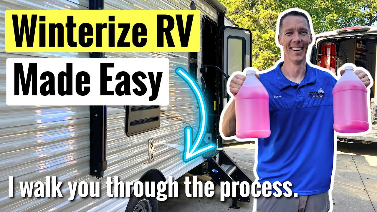 Как подготовить кемпер к зиме с помощью антифриза | Для начинающих + БЕСПЛАТНО ✅ Список