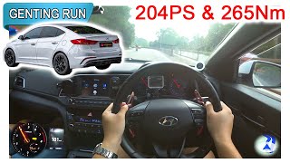 Part 2/2 | Hyundai Elantra Sport AD 1.6 Turbo | Malaysia #POV [Genting Run 冲上云霄] [CC Subtitle]