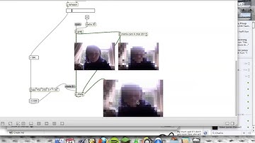 Max MSP, Lilypad and webcam fun