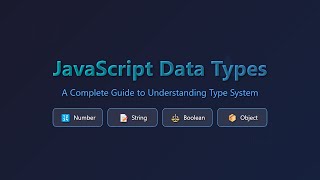 JavaScript Data Types Explained: Primitive vs. Reference, Type Coercion & More [Hindi]