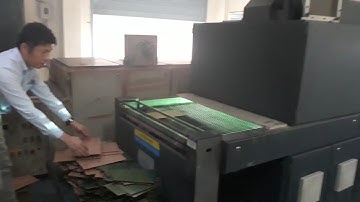 U V Curring Machine Macro Line with 5 UV Lamps