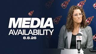 Makayla Timpson, Caitlin Clark & Head Coach Stephanie White | Postgame Media at Chicago