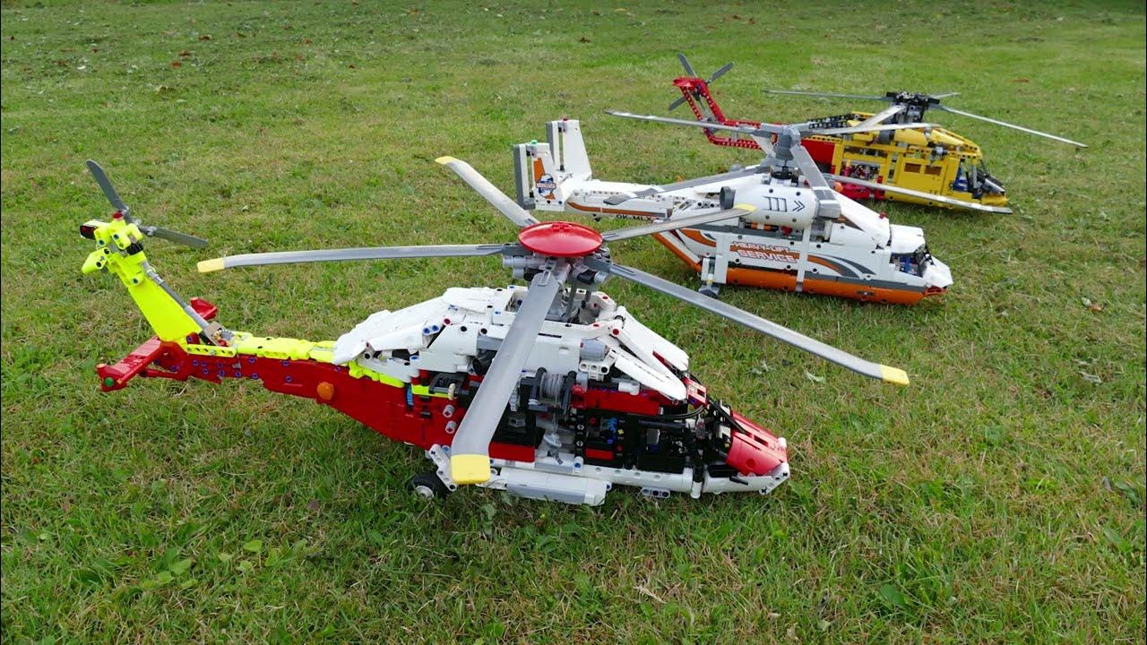 Review of the LEGO Technic 42145 Airbus H175 Rescue Helicopter YouTube