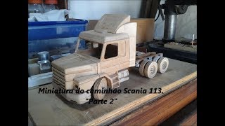 Semirreboque Caçamba Miniatura em madeira MDF 3 eixos como fazer