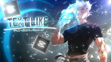 How to make Text like @Nikovaxx in Capcut 📱