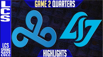 C9 vs CLG Highlights Game 2 | LCS Lock In Quarterfinals | Cloud9 vs Counter Logic Gaming G2