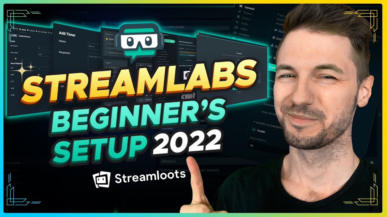 obs streamlabs  New  Streamlabs OBS Beginner's Tutorial: Setup to Stream (Updated for 2021)