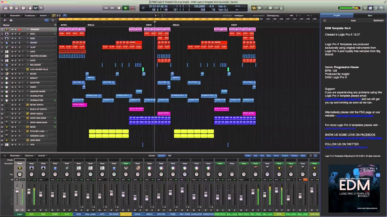 maschine logic pro x template download