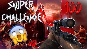 Call Of Duty Vanguard Zombies || Sniper Only Challenge EP1 Temple Of Kong