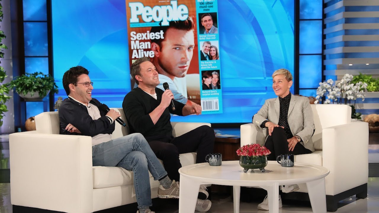 photo Ben Affleck Back Tattoo Ellen ben affleck loves his back tattoo youtube