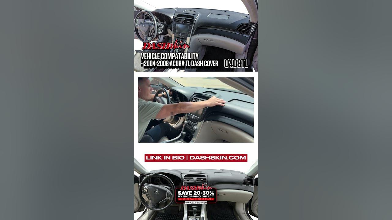 Restore your Acura TL cracked Dash today withDashSkin! 2004-2008 Acura
