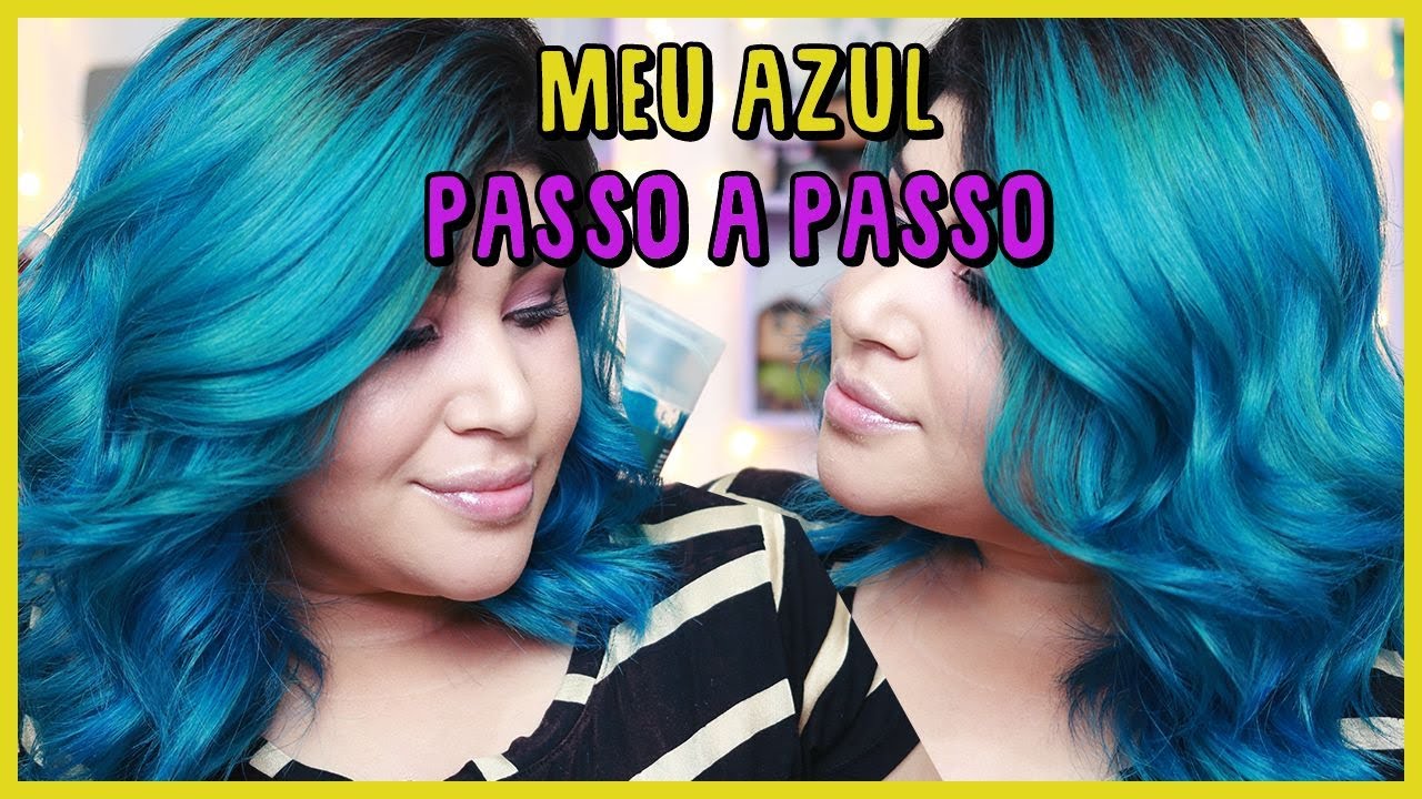 💙 MEU CABELO AZUL PASSO A PASSO - Parte 2 [Arara Azul & Saírazul]