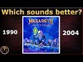 Megadeth original vs remix rust in peace 