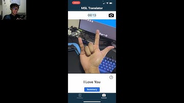 Malaysian Sign Language Translator Application Using Deep Learning