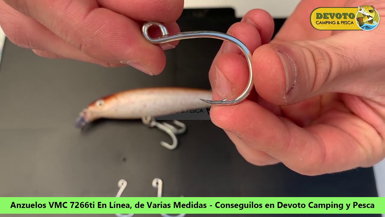 Anzuelos VMC Serie 7266ti En Línea, Genial Para Señuelos- [Devoto Camping y Pesca]