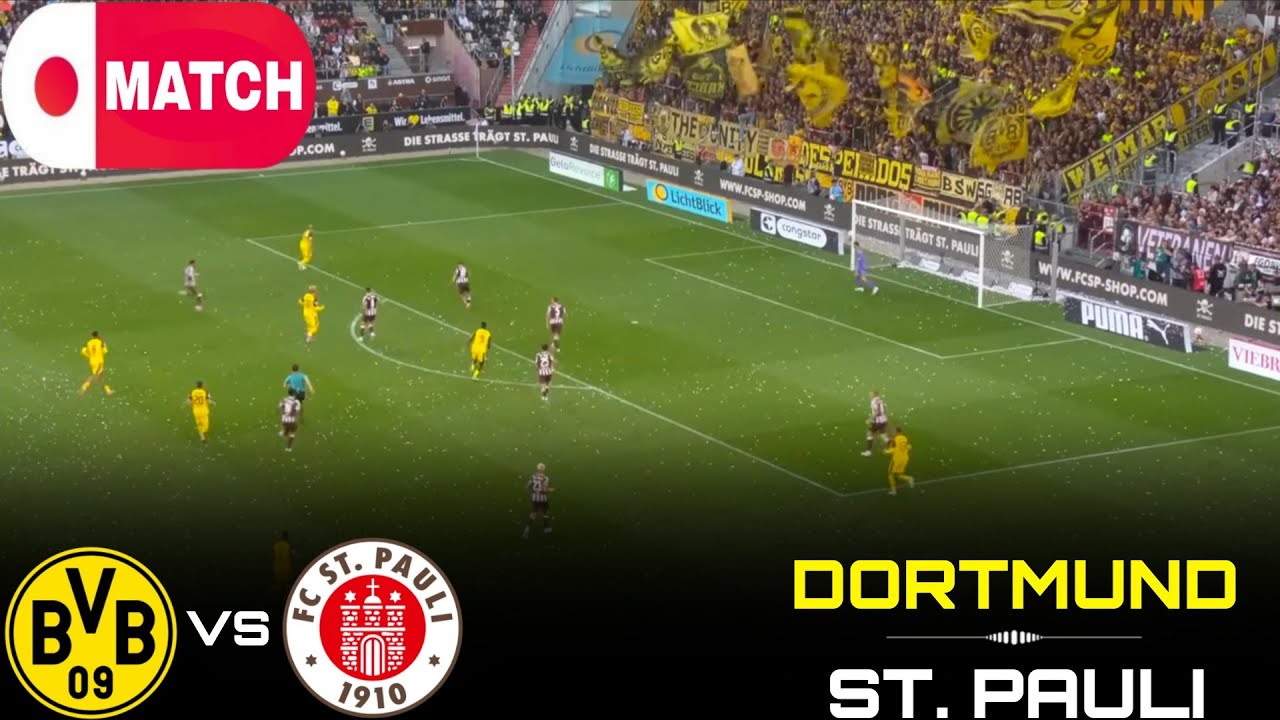 LIVE : Dortmund vs FC St. Pauli Live Stream / German Bundesliga Match - 2026