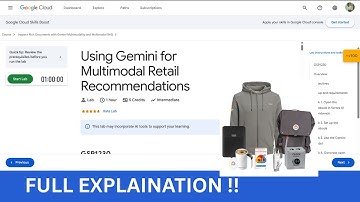 Using Gemini for Multimodal Retail Recommendations | GSP1230 | Gen AI