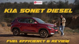 2024 KIA Sonet Diesel City Fuel Efficiency & Review