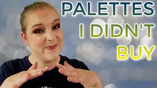 PALETTES I DIDNT BUY // 10 eyeshadow palettes that were on the wishlist but that I didnt buy