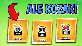 ODBIERAMY NOWE EMOTKI DO SURGE'A + MAŁY OPENING!   BRAWL STARS POLSKA