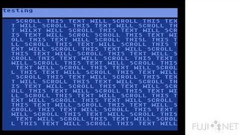 #Atari8bit Making a static status bar in BASIC.