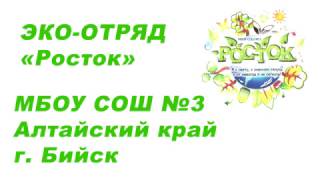 Экологический марафон МБОУ СОШ №3 Бийск, Алтайский край