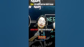 Mock Test Time Revealed ☠️🚀 #physicswallah #pwian #neet2025