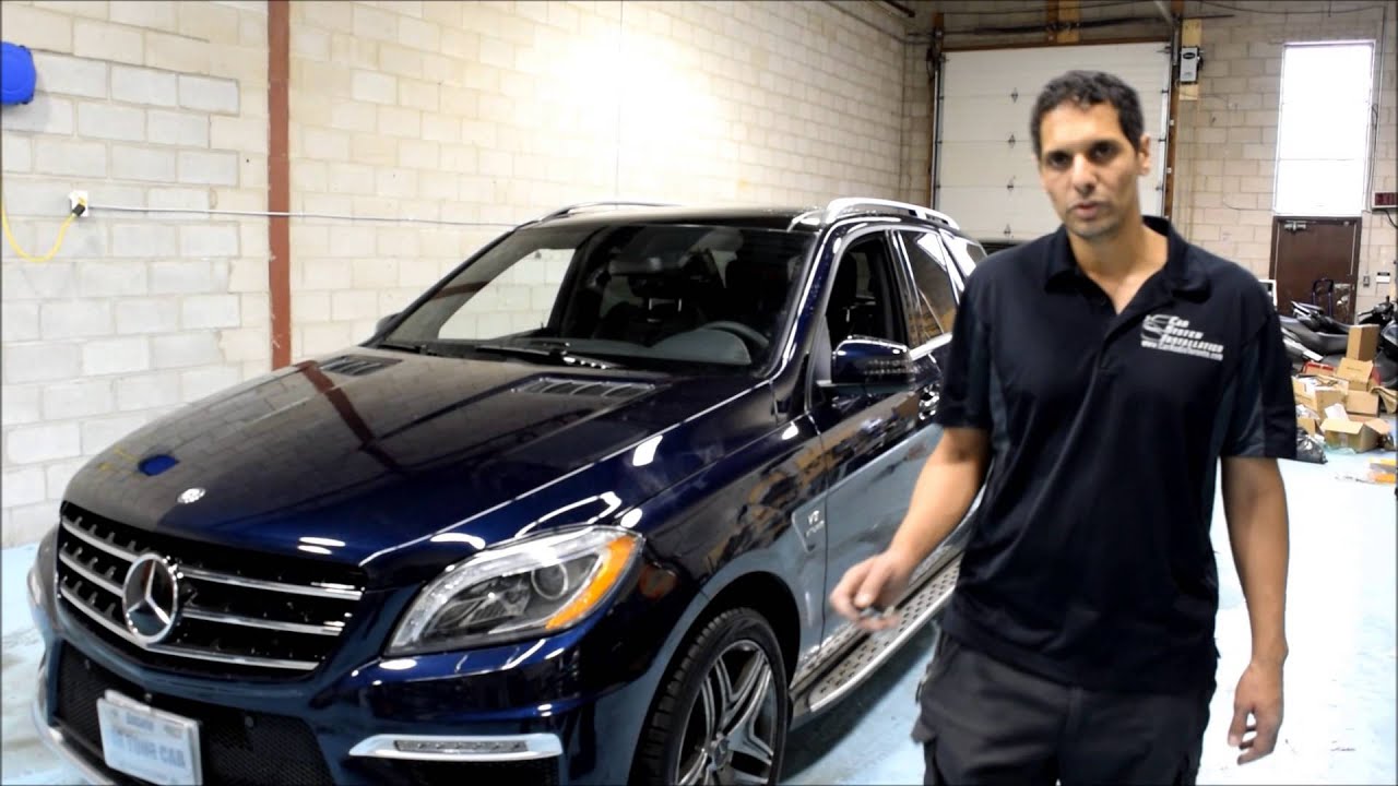 2015 Mercedes ML63 AMG Remote starter - YouTube