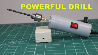 How To Make Mini Powerful Drill With Speed Controller