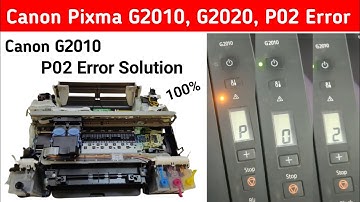 Canon G2010 Printer P02 Error || How To Fix Canon G2010 P02 Error Solution In Hindi || Technical Rmp