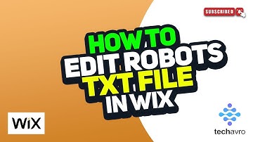 How to Edit Robots txt File in WIX 2025