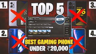 Top 5 Best Gaming Phones Under ₹20,000 for BGMI & PUBG ??Best 5g Phone under 20k ?