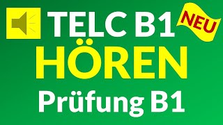 TELC B1 HÖREN / DTZ Hörverstehen / Prüfung B1 Test Mit Lösungen NEU und Wichtig