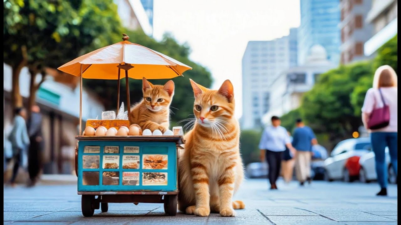 A mother cat raising her kittens alone and more kitten adventures